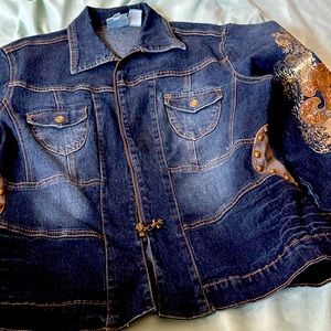 Decorated Denim Jacket